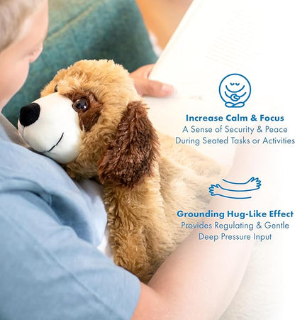 Harkla Weighted Lap Pad for Kids (Brown)