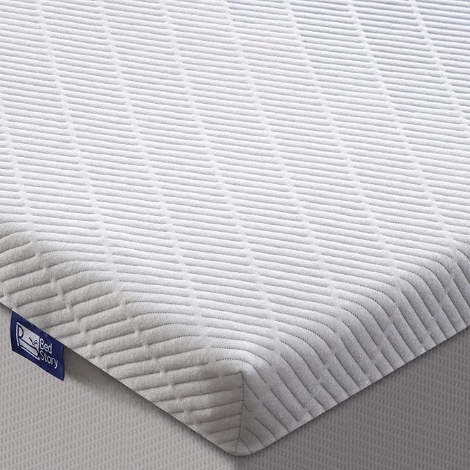 BedStory Extra Firm Mattress Topper Queen Size 3 Inch, Pain-Relieving Memory Foam Bed Topper, Cooling High-Density Mattress Pad, Skin-Friendly, WashableCover, CertiPUR-US Certified
