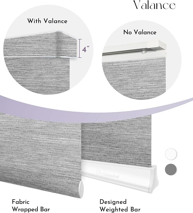 Graywind Motorized Sliding Panel Blinds Light Filtering Compatible with Alexa Google Smart Custom Panel Track Blinds Remote Control for Patio Sliding Door (Dimout Jacquard Grey)