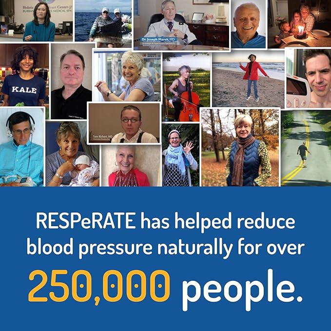 RESPeRATE Ultra Blood Pressure Lowering Device - Doctor Recommended Non-Drug Medical Device - Clinically Proven to Lower Blood Pressure Naturally - Just 15 Minutes a Day