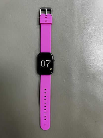 Rechargeable Vibrating Alarm Watch Silent Pill Reminder Wristband Wake Up Watch - with 8 Personalised Message Reminder