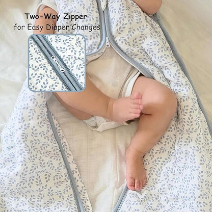 Unisex Baby Sleep Sack 0.5 TOG, Lightweight Summer Wearable Blanket, Soft Rayon Made from Bamboo Toddler Sleep Bag