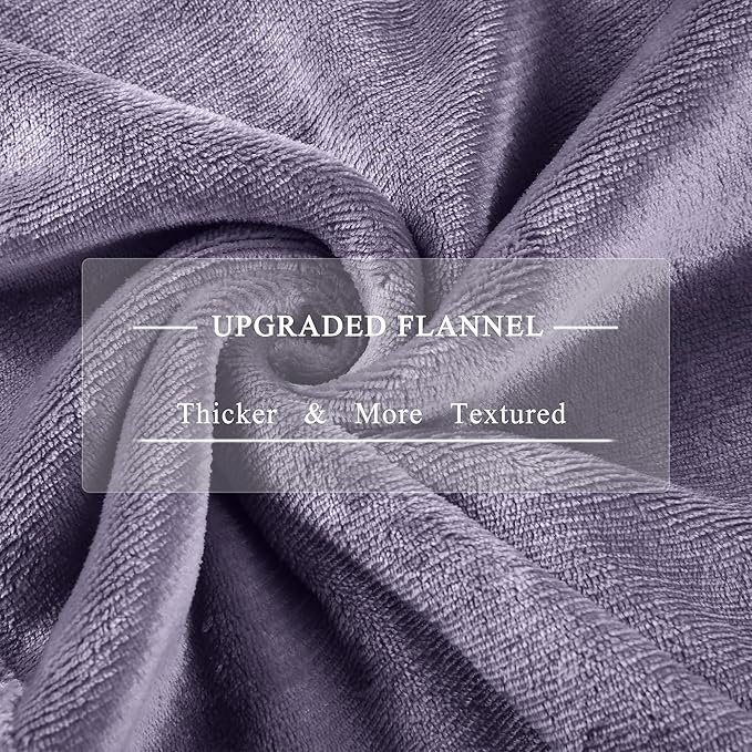 Heated Blanket Full Size, Super Soft Cozy Upgraded Flannel Electric Blanket with 6 Heating Levels & 1-10 Hours Auto Off, Heating Blanket for Whole Body, Overheat Protection, 72" x 84", Lavender