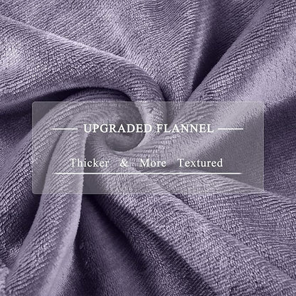 Electric Blanket Queen Size, Super Soft Cozy Upgraded Flannel Heated Blanket Dual Control with 5 Heating Levels & 10 Hours Auto Off, Fast Heating & Overheat Protection, 84" x 90", Lavender