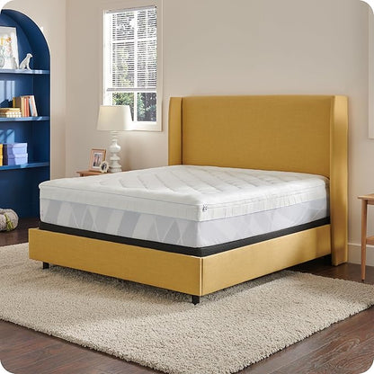 Sealy Dreamlife 3” Gel Memory Foam California King Mattress Topper with 1” Quilted Cooling Cover, SealyComfort Gel Foam, SealyCool Poly Blend Cover
