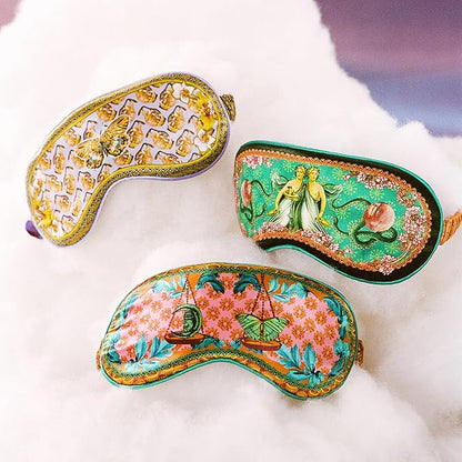 slip Pure Silk Sleep Mask - 100% Pure 22 Momme Mulberry Silk Eye Mask - Comfortable Sleeping Mask with Elastic Band, Zodiac Collection: Libra