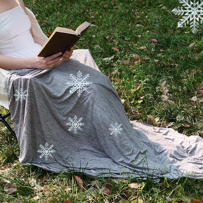 Cooling Blanket - Thin Throw Blanket for Couch, Sofa, Chair, Q-Max>0.4, Lightweight, Breathable, Double-Sided, Absorbs Heat to Keep Body Cool in Summer, 50"x70", Grey