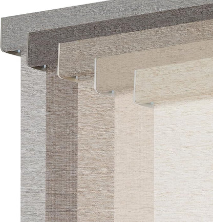 Persilux Light Filtering Roller Shades for Window Blinds,Cordless,Linen Fabric,Thermal Insulated Fabric UV Protection Shades for Home,Office,Bedroom,Door,Light Filtering-Cream,33 1/2" W X 72" H