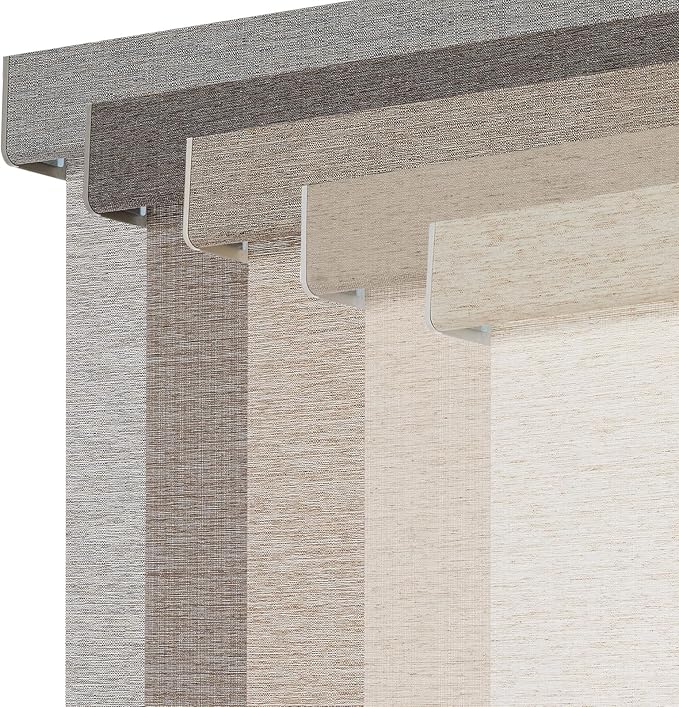 Persilux Light Filtering Roller Shades for Windows Blinds,Cordless,Linen Fabric,Thermal Insulated Fabric UV Protection Shades for Home,Office,Bedroom,Door,Light Filtering-Cream,18" W X 64" H