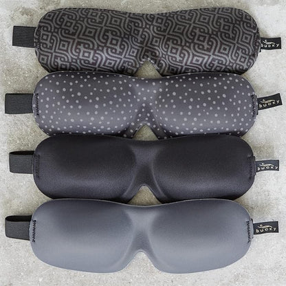 Bucky 40 Blinks No Pressure Eye Mask for Travel & Sleep, Granite Dots, One Size