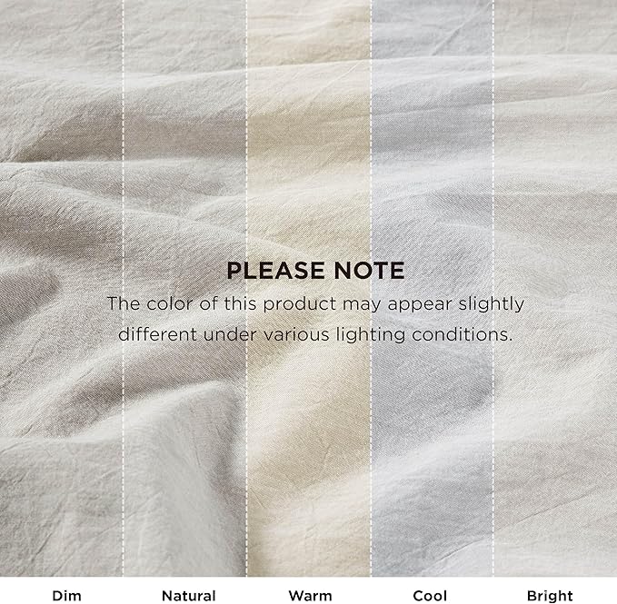 Bedsure 5 Pieces Cotton Comforter Set with Cotton Waffle Throw Blanket - Beige Queen Comforter, Pillow Shams, White Cooling Blanket of Rayon Derived from Bamboo for Hot Sleepers, Throw Pillow
