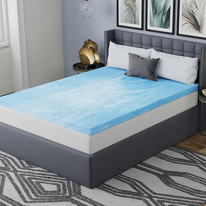 Vibe 3” Gel Swirl Memory Foam Mattress Topper, King