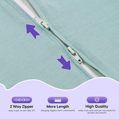 PuppyPaws Baby Sleep Sack, Transitional Swaddle, Swaddles for Newborns，1.0 Tog Sleep Sack 6-9 Months, Wearable Blanket Baby with 2-Way Zipper