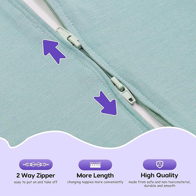 PuppyPaws Baby Sleep Sack, Transitional Swaddle, Swaddles for Newborns，1.0 Tog Sleep Sack 9-15 Months, Wearable Blanket Baby with 2-Way Zipper