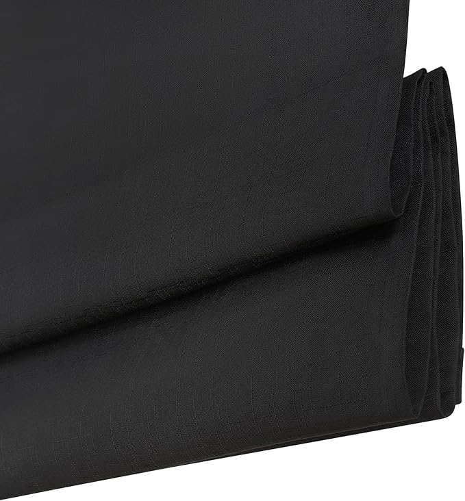 ECLIPSE Kylie Total Privacy Blackout Cordless Lined Window Roman Shade for Living Room, 31 in x 64 in, Black