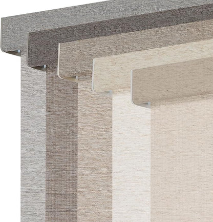 Persilux Light Filtering Roller Shades for Window Blinds,Cordless,Linen Fabric,Thermal Insulated Fabric UV Protection Shades for Home,Office,Bedroom,Door,Light Filtering-Beige,35.5" W X 72" H