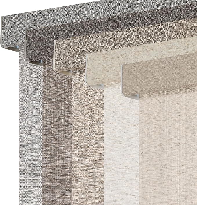 Persilux Light Filtering Roller Shades for Window Blinds,Cordless,Linen Fabric,Thermal Insulated Fabric UV Protection Shades for Home,Office,Bedroom,Door,Light Filtering-Beige,30.5" W X 72" H