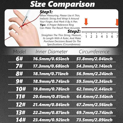 Smart Health Ring for Women Men Fitness Tracker with Heart Rate, Blood Oxygen, Blood Pressure, Sleep Monitoring, Step Counting, IP68 Waterproof for iOS and Android, No APP Fee, Black 6
