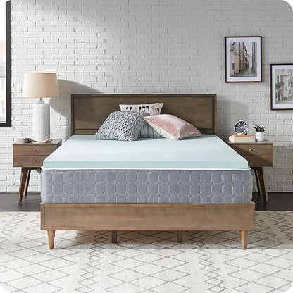 Sealy Dreamlife 1.5” Gel Memory Foam Full Mattress Topper with SealyComfort Gel Foam, 1 Year Limited Warranty, Made in The USA