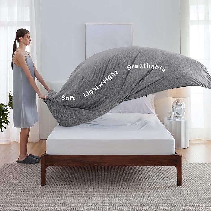 Bedsure Cooling Blanket for Hot Sleepers, Cold Throw Blanket for Sleeping Cool Summer Essentials for Kids Adults, Lightweight Thin Ice Bed Cooling Gifts with Rayon Derived from Bamboo, 50x70
