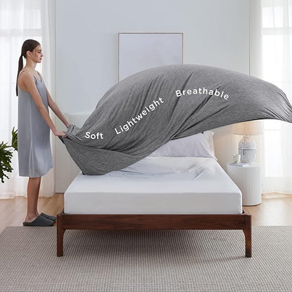 Bedsure Cooling Blanket for Hot Sleepers, Cold Throw Blanket for Sleeping Cool Summer Essentials for Kids Adults, Lightweight Thin Ice Bed Cooling Gifts with Rayon Derived from Bamboo, 50x70