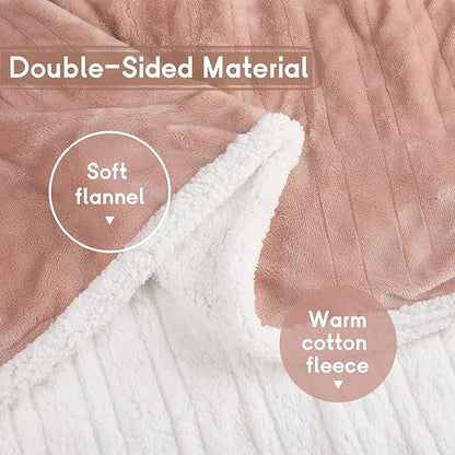 Heated Blanket Electric Blanket Queen Size 84''x90'' with 9 Heating Levels, 1-10 Hour Auto Shut Off, Machine Washable, Dual Controller Soft Warming Blanket for Couch, Bed, Office - Cozy Pink