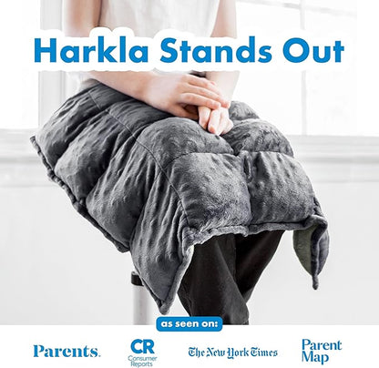 Harkla Weighted Lap Pad for Kids (Gray)