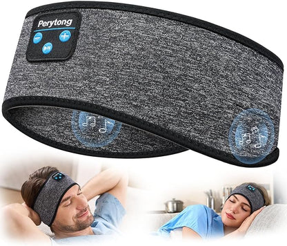 Perytong Sleep Headphones Bluetooth 5.4 Headband, Sports Wireless Earphones Sweat Resistant Earbuds Sleeping Headphone with Ultra-Thin HD Stereo Speaker for Workout Running Cool Gadgets Unique Gifts