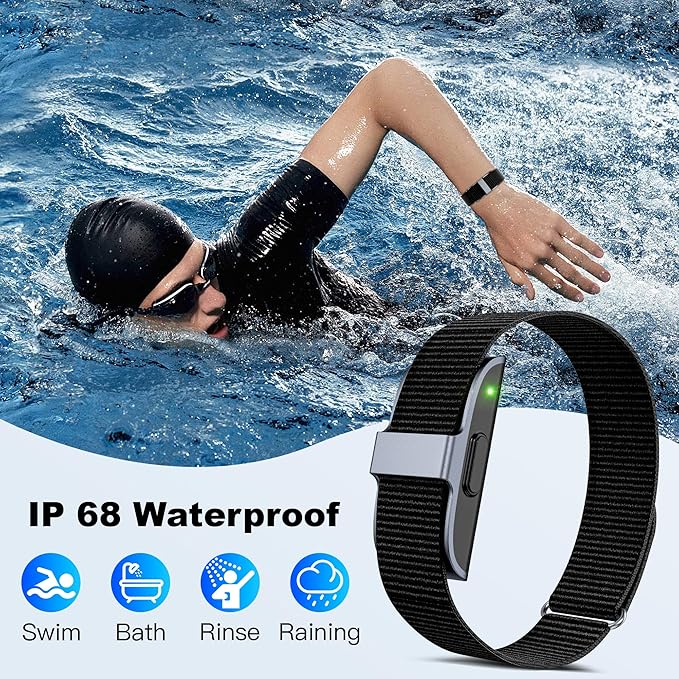 Sleep Tracker, Activity & Fitness Trackers | Health Smart Bracelet 24/7 Heart Rate | Step & Calorie Counter | IP68 Waterproof Activity Tracker, Valentine’s Day Gifts for Family & Friends