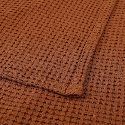 36” X 40” Inches Cooling Baby Waffle Weave Blanket, Ultra-Soft Lightweight Receiving Blanket for Newborn, Breathable Comfortable Baby Swaddle Blanket for Boys and Girls(Caramel)
