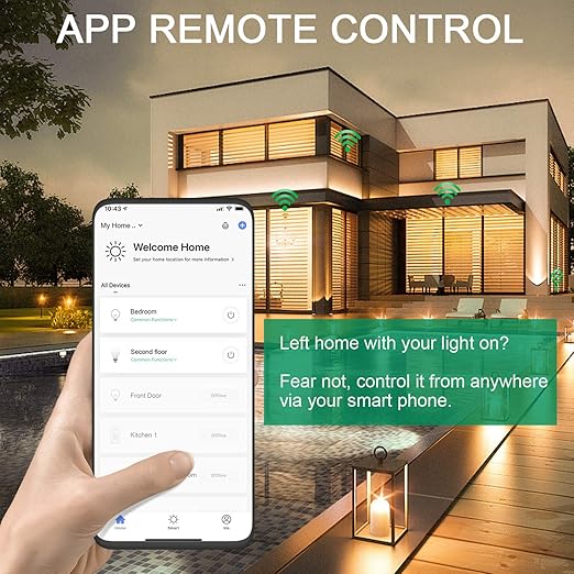 Smart Dimmer Switch by Martin Jerry | New, Trailing Edge Dimmer Light Switch, Voice Control by Alexa, Google Home, SmartLife App, Needs Neutral Wires, 2.4G WiFi Only