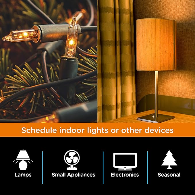 myTouchSmart Programmable Indoor Digital Timer, Plug