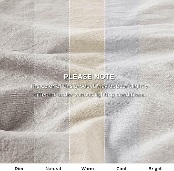 Bedsure 5 Pieces Cotton Comforter Set with Waffle Throw Blanket - Soft Breathable Bedding Set for All Seasons, Beige Comforter Full Size, Pillow Shams, White 100% Cotton Blanket, Throw Pillow