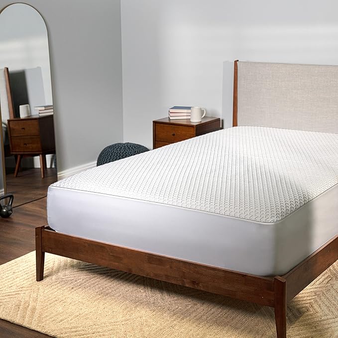 Bedgear Ver-Tex Cooling Full Mattress Protector - Waterproof and Instant Cooling Mattress Cover for Bed - Deep Pockets and Adjustable Base Friendly - Hypoallergenic