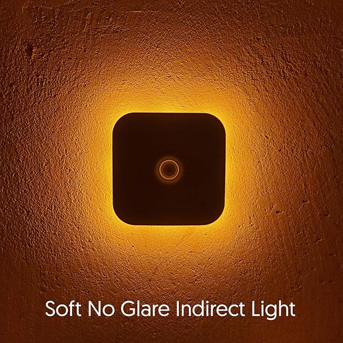 emagine A Sleep Aid LED Motion Sensor Portable Rechargeable Night Light Motion Activated Auto Sensor, Promotes melatonin Production and Healthy Sleep, ON-Off-Auto-Brightness Toggle, 2-Pack (Amber)