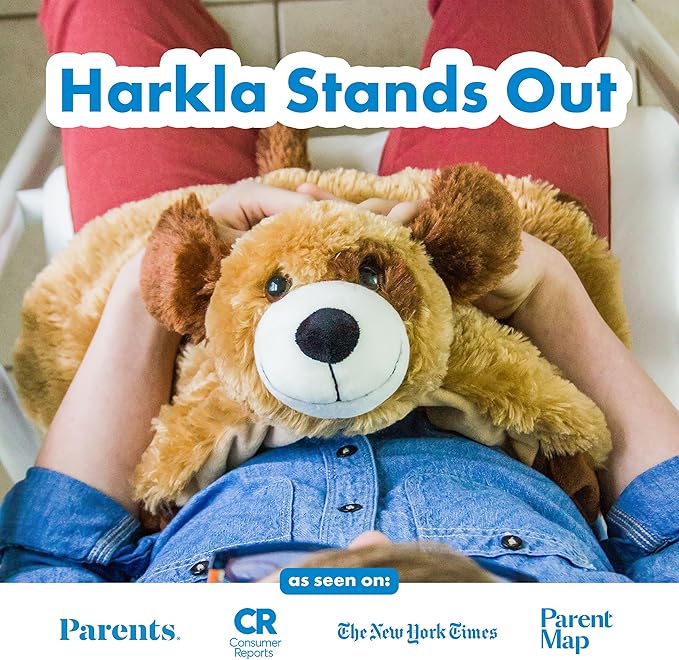 Harkla Weighted Lap Pad for Kids (Brown)