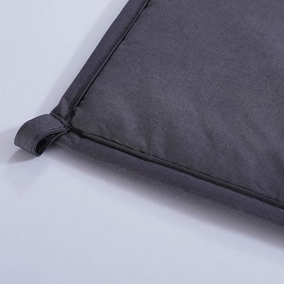 Dream Lab Plush 15lb Weighted Blanket with Removable & Washable Cover, Charcoal, 48" x 72"