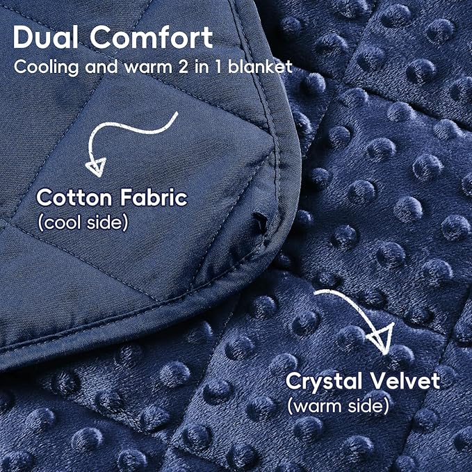 yescool Weighted Blanket Kids 5 Pounds, Kids Birthday Blanket Gifts for Boys Girls, Small Weighted Throw Blankets Washable Heavy Blankets, Winter Weighted Comforter for 5 6 7 8 9 Year Old, 36 * 48in