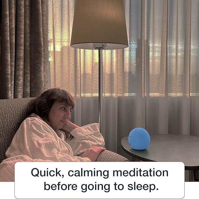 4 7 8 Breathing Ball - Stress & Anxiety Relief, Calming Item | Sleep Aid Device | Meditation Accessories | Relaxing Mindfulness Toy for Adults & Kids