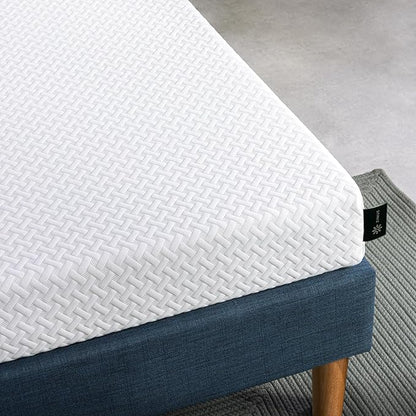 Zinus 6 Inch Queen Cooling Essential Memory Foam Mattress [NewVersion], Fiberglass Free, Medium Feel, Breathable Cooling Layers, Certified Safe Materials