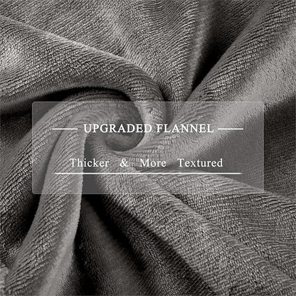 Electric Blanket Heated Blanket Full Size, Super Soft Cozy Upgraded Flannel Heating Blanket with 6 Heating Levels & 1-10 Hours Auto Off, ETL & FCC Certification, 72" x 84", Silver Gray