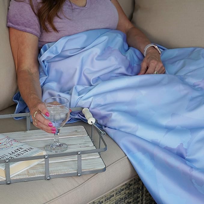 Chrome Cherry Custom Weighted Blanket Cover 48x72 Inches, Compatible with Secūr Blanket Line, Soft, Machine Washable & Breathable 48x72 Duvet Cover for Weighted Blanket, Protects Against Wear & Tear