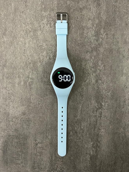 Vibrating Alarm Watch, Water Resistant Potty Training Wristband Rechargeable Medical Reminder Watch with Timer and 15 Daily Alarms (Mint)
