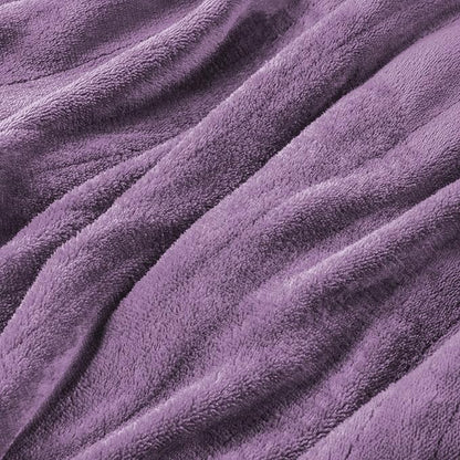 Electric Heated Blanket Twin Size 62"x84", Fast Heating Throw, Soft Plush Microplush for Bed & Couch, 1-10 Hours Auto Off & 6 Heating Levels, Machine Washable, Gifts for Grandma & Family-Purple