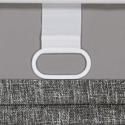 Eclipse Drew Noise Reducing Blackout Cordless Lined Window Roman Shade for Living Room, 33 in x 64 in, Charcoal