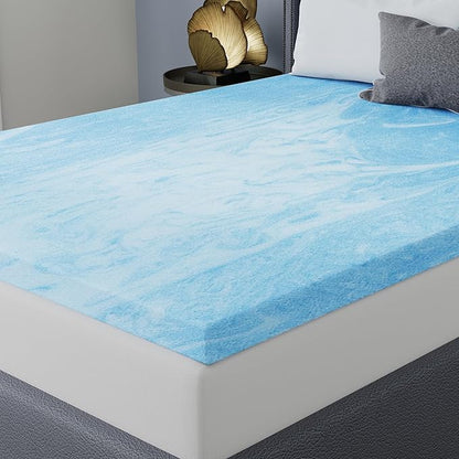 Vibe 3” Gel Swirl Memory Foam Mattress Topper, King