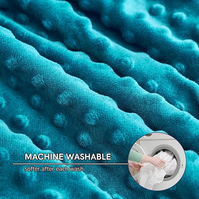 YnM Fuzzy Duvet Cover for Weighted Blankets (Infinite, 48''x72'')