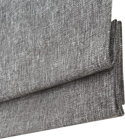 Eclipse Drew Noise Reducing Blackout Cordless Lined Window Roman Shade for Living Room, 33 in x 64 in, Charcoal
