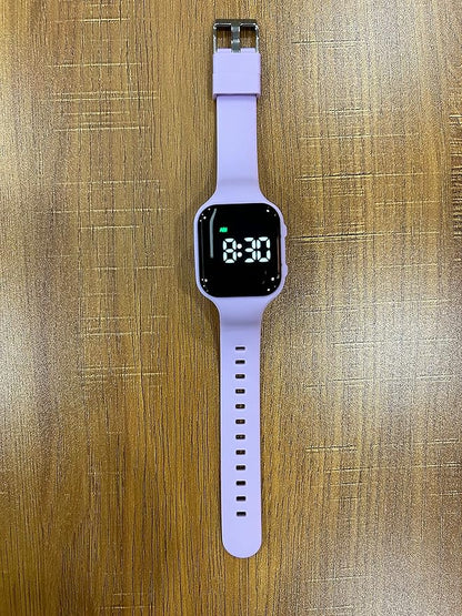 Vibrating Alarm Watch, Potty Training Watch Water Resistant Medical Reminder Wristband with Timer (Purple)